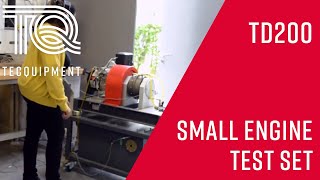 Small Engine Test Set TD200 Student Demonstrates How To Use - Engines - TecQuipment