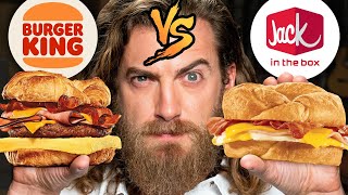 Burger King vs. Jack In The Box Taste Test | FOOD FEUDS