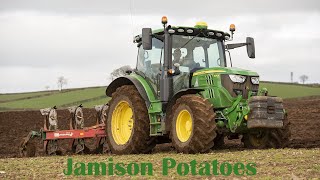 Jamison Potatoes Ploughing with the Pocket Rocket