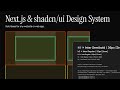 Building a Design System with shadcn/ui and Next.js 🎨 Automatic Styling and Spacing