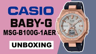 Casio Baby-G MSG-B100G-1AER Unboxing