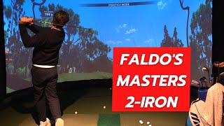 Faldo's dilemma at the 1996 Masters: 2-iron or 5-wood