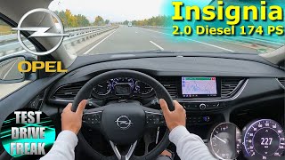 2021 Opel Insignia Grand Sport 2.0 Diesel 174 PS TOP SPEED AUTOBAHN DRIVE POV