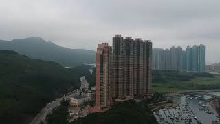 DJI Spark 由將軍澳運動場航拍將軍澳 Aerial video of Tseung Kwan O district from Tseung Kwan O Sports Ground