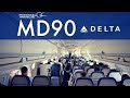 Delta Airlines MD90 Approach and landing into MCI