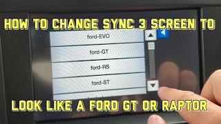 How to change your Ford Sync 3 display theme