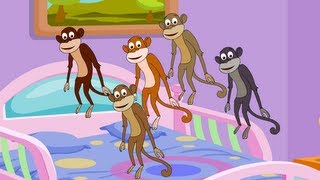 Nursery Rhyme Street | Five Little Monkeys Song | Popular Nursery Rhymes and Kids Songs - Ep. 7
