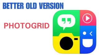 OLD VERSION OF PHOTOGRID APP
