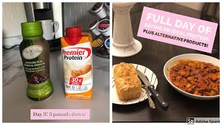 What I eat in a day on ideal protein (\u0026 alternatives!) Day 3! Phase 1 fat loss