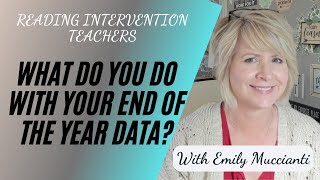 5 things to do with EOY reading assessment data