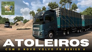 Condições extremas: Volvo FH Série 6  em Atoleiro com 62 Toneladas na Saída da Madeireira!