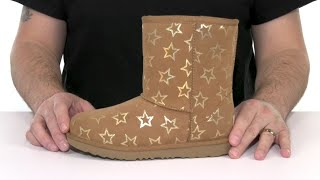 UGG Kids Classic II Iridescent Stars (Little Kid/Big Kid) SKU: 9966244