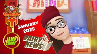 Hay Day Dairy News - January 2025