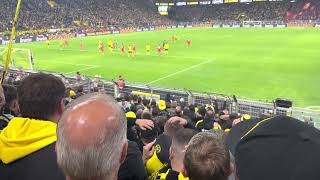 BVB - Bayern Ausgleich Südtribüne 2:2 Modeste/ Borussia Dortmund vs. Bayern Munich last minute goal