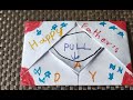 #MUTHIAH ARTS AND CRAFTSIII #HOW TO MAKE EASY DIY FATHER'S DAY PULL TYPE GREETING CARD