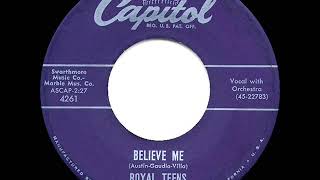 1959 HITS ARCHIVE: Believe Me - Royal Teens