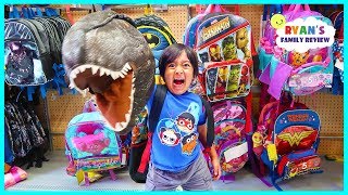 BACK TO SCHOOL SHOPPING with Ryan's Family Review!!