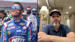 How the "drivers only" group chat has rallied NASCAR behind #BubbaWallace