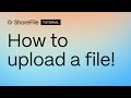 How to upload a file to ShareFile!