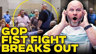 Fist Fight Breaks Out During Insane Republican Meeting