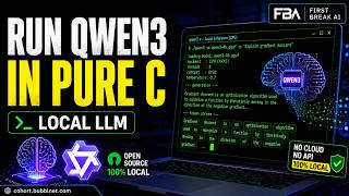 Run Qwen3 in Pure C Locally: Mac, Windows/Linux, GGUF, Tokens,Viz & Inference | FBA Lesson 1B Part A