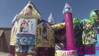 Disney Princess 5 in 1 combo bounce houses