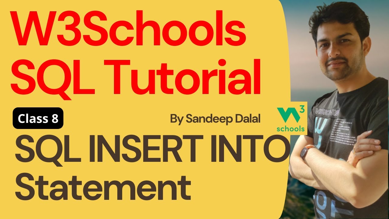 W3schools Sql Tutorial Class 8 W3schools Sql Insert Into Statement