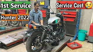 2022 RE Hunter 1st Servicing Cost | Rider Aman 🔥