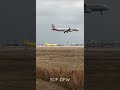 American A321 Landing in DFW