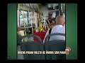 passageiro flagra jovens pulando roleta do ônibus para não pagar passagem