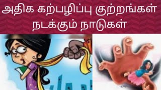 அதிக கற்பழிப்பு குற்றங்கள் நடக்கும் நாடுகள்