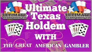 Ultimate Texas Holdem at Santa Fe Station in Las Vegas, Nevada! Playing 2 Hands at a Time!