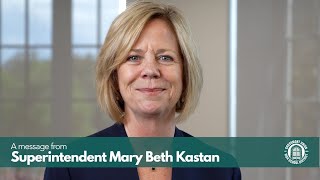 Superintendent's Welcome Back Message