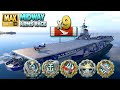 AirCarrier Midway: 9 ships destroyed in Arms Race - World of Warships