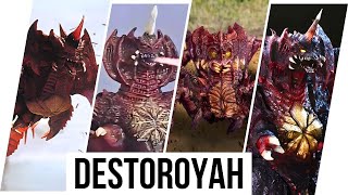 Destoroyah Evolution / Godzilla's Archenemy in Movies & TV Shows