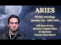 Aries Weekly Astrology Horoscope January 21st - 28th 2024 || Full Moon in Leo & Uranus Direct