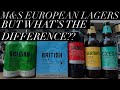 Trying 5 Different M&S European Lagers , But Whats The Difference Between Them? , M&S Lager Review