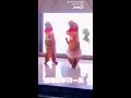 the newlyweds dance in specially made dinosaur costumes as they get married shorts