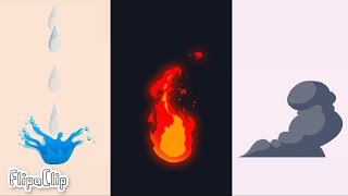 How to Animate Fire, Water & Smoke on mobile | Flipaclip tutorial