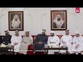 رئيس الدولة يقدم واجب العزاء في وفاة السيد أحمد الهاشمي