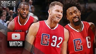 Chris Paul, Blake Griffin \u0026 DeAndre Jordan Trio Highlights at Bucks (2015.12.09) - TOO SICK!