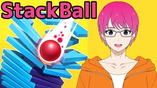 朝のスタックボールでポコポコ目覚まし配信 #stackball #shorts #縦型配信