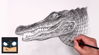 How To Draw an Alligator | Sketch Art Lesson (Step by Step)
