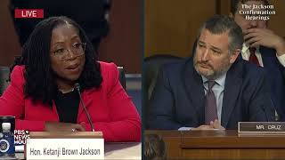 WATCH: Sen. Ted Cruz questions Ketanji Brown Jackson on sentencing for child pornography cases