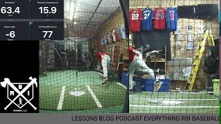 #188 RBI Baseball Hitting Lesson Chase C, Spencer S