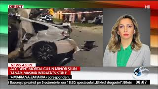 Accident mortal în județul Argeș: au murit un minor de 15 ani și un tânăr de 22 ani