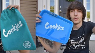 Rolling Tray - Cookies 🍪 Glow Tray Review *SMOKE SESH