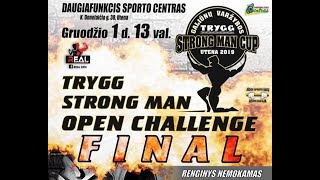 Galiūnų varžybos „Trygg Strong Man open challenge final“