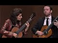 Sharon Isbin & Colin Davin perform Rodrigo Aranjuez ma pensee for two guitars