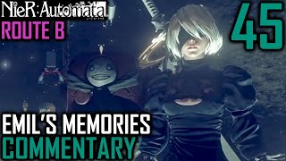 Nier Automata Walkthrough Part 45 - Emil's Memories Quest \u0026 Completing Half-Wit Inventor (Route B)